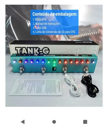 Pedaleira tank g (novo)