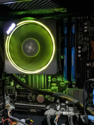 Kit Fx 8350, Cooler AMD RGB, ga-78lmt, 8GB Hyperx (2x4)