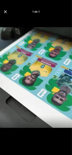 Figurinha do álbum da copa