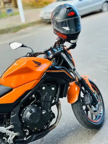 Moto cb500f laranja 2019