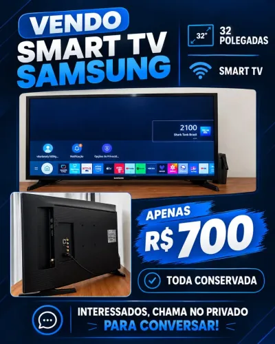 Tv Samsung 32 polegadas, CONSERVADA!!