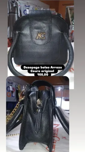 Desapego de bolsa Arrazo Couro original, com pequena marca de uso não faço entrega 