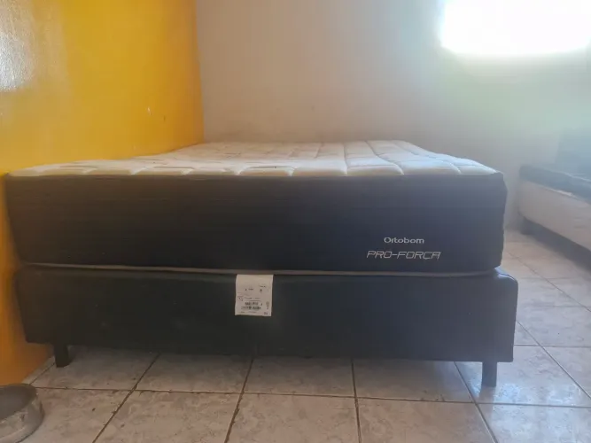 Cama Box com Colchão Ortobom Pró-Força