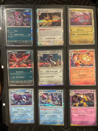 Bulk com 18 cartas pokemons Foils