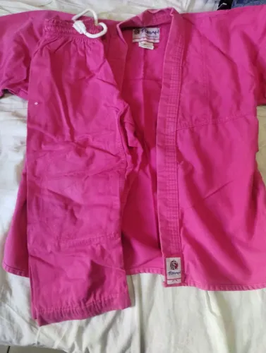 Kimono judô cor de Rosa