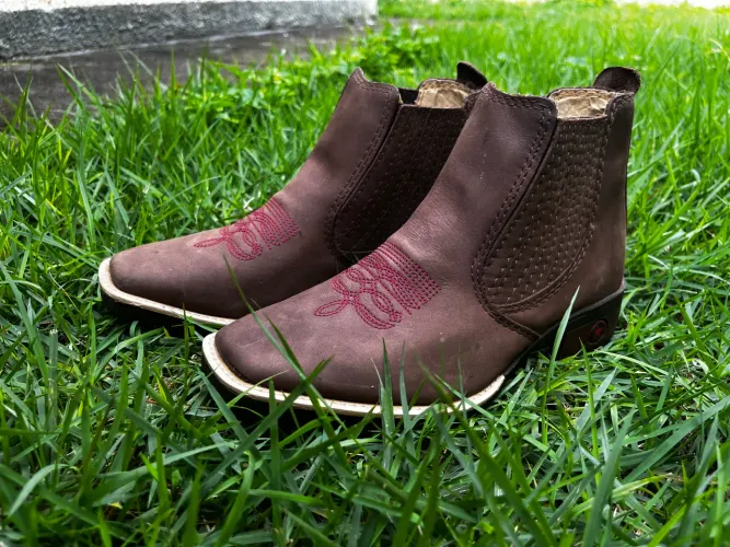 Bota botina feminina 