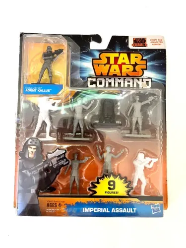 Bonecos Star Wars Command Imperial Assault Set 9 Figuras Hasbro Blister Lacrado
