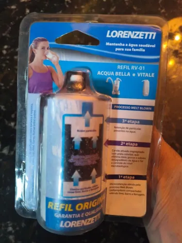 Refil para purificador de água - RV-01 Acqua Bella e Vitale   Lorenzetti
