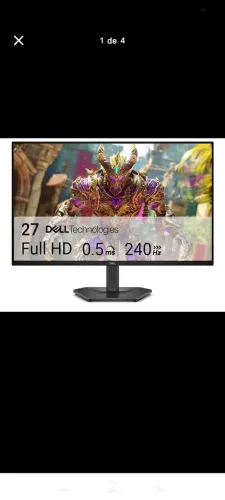 Monitor Dell 27p 240hz 0,5 MS