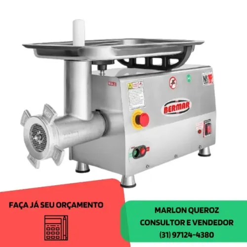Moedor de Carne Boca 22 Bermar 220V