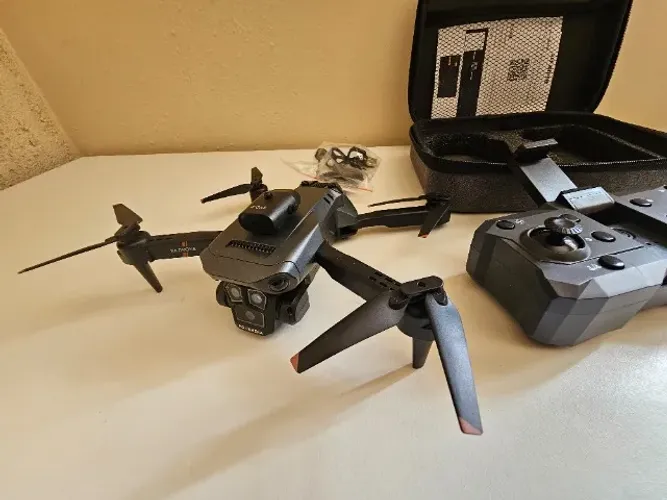 Drone FPV em Tempo Real Novo e Completo na Caixa