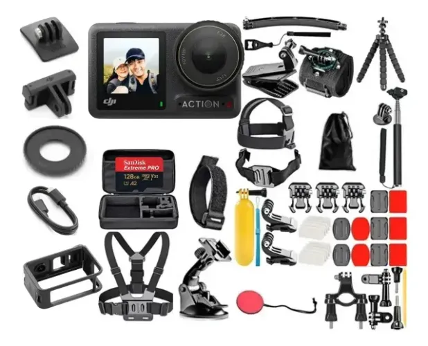 Câmera Dji Osmo Action 4 Standard 4k/120 Fps (hyper Combo)