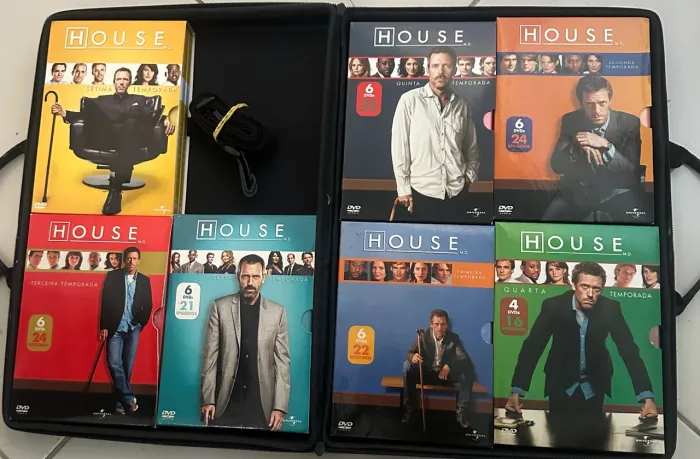 Kit completo Dr House P/Colecionador