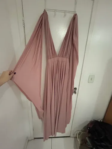Vestido Longo Urban Race Original Multiformas Rosa - Perfeito Estado