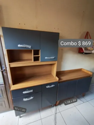 Armário de cozinha novo + balcão aparador 