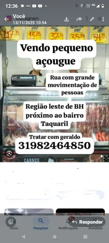 Pequeno Açougue a venda em BH 