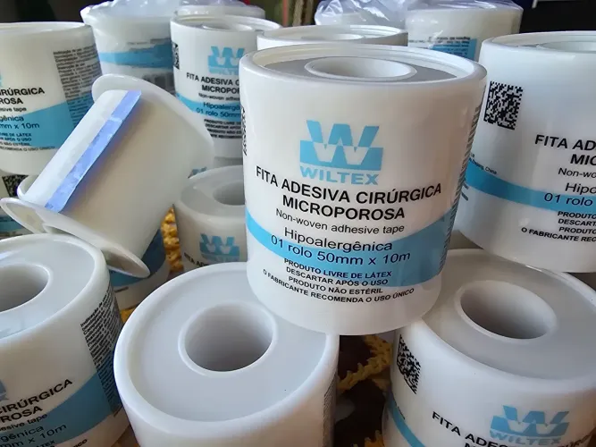 Fita Adesiva Cirúrgica Microporosa.