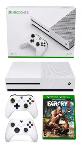 Xbox One S 1 TB 2 controles