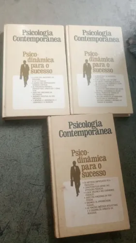 livros psicologia contemporânea 1,2 e 3