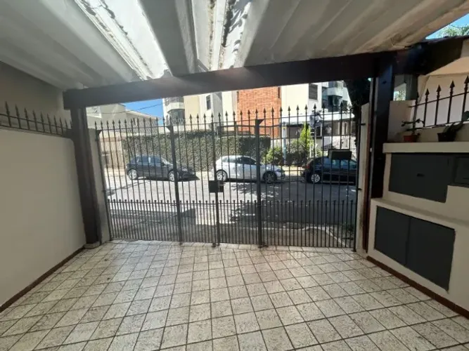 Portão de Ferro Dobrável Completo com Porta Social, Lixeira e Correio