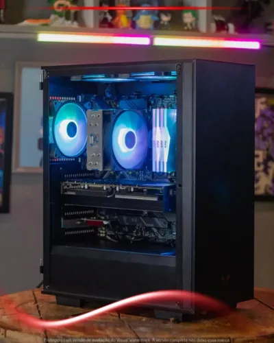 Setup Gamer Ryzen 5 5600, 32gb Ram, 512gb Ssd, Rx 5700 xt 8gb, Fonte Gold