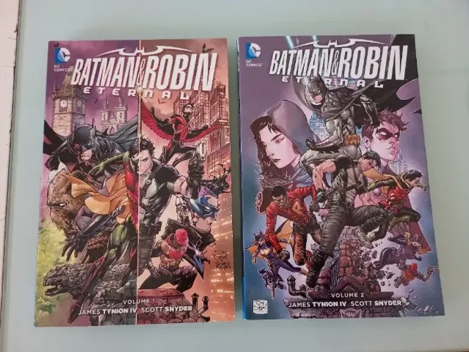 Batman & Robin Eternal Completo Volumes 1 e 2 Importados TPB