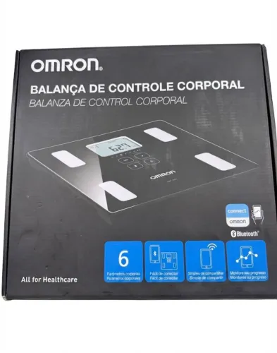 Balança Bioimpedancia Omron Inteligente Corporal Digital Profissional