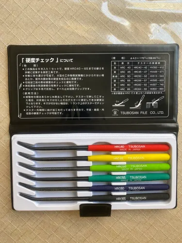 Limas de teste de dureza Tsubosan