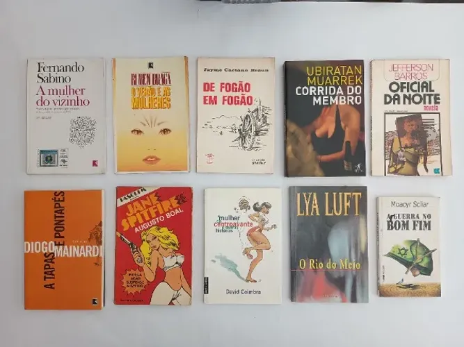 Lote de livros- Literatura Brasileira - 10 volumes