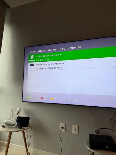 Xbox 360 com kinect e 5 controles