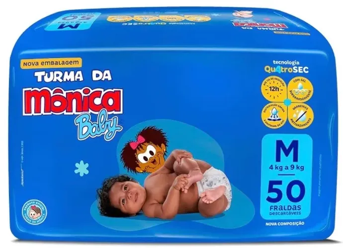 Fralda Turma da Mônica M
