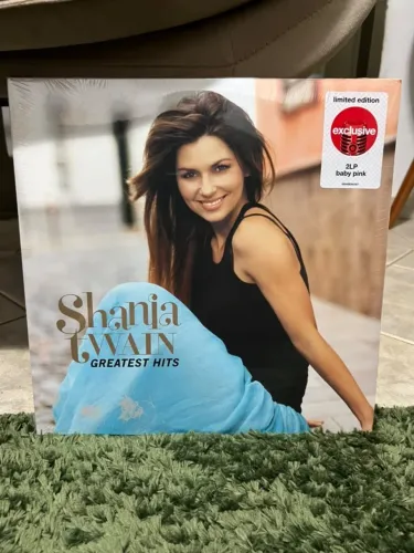SHANIA TWAIN - GREATEST HITS - VINIL LACRADO - TARGET EXCLUSIVE - BABY PINK