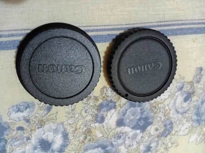 Tampas Canon das câmeras e das lentes produtos novos