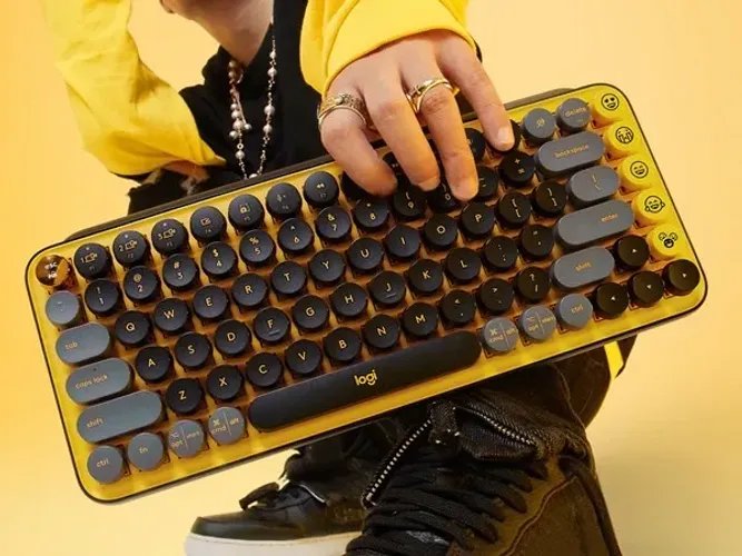 ?VENDO LOGITECH POP KEYS AMARELO? (sem fio)