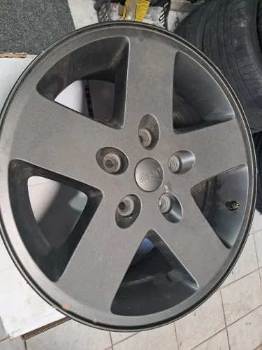 Rodas aro 17 Originais Jeep grafite fosca 5x127 usadas