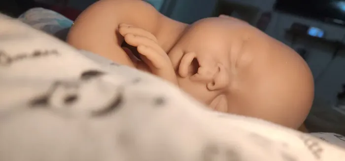 Bebe reborn silicone solido 