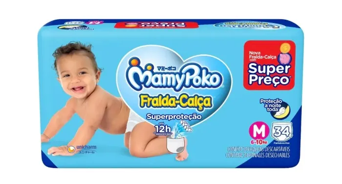 TROCO 2 PACOTES DA FRALDA MAMYPOKO M PELO TAMANHO G