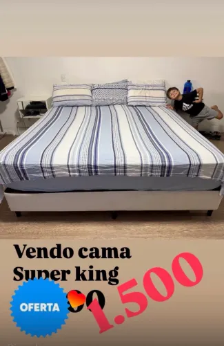 Vendo cama Super King