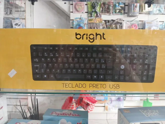 Teclado preto USB
