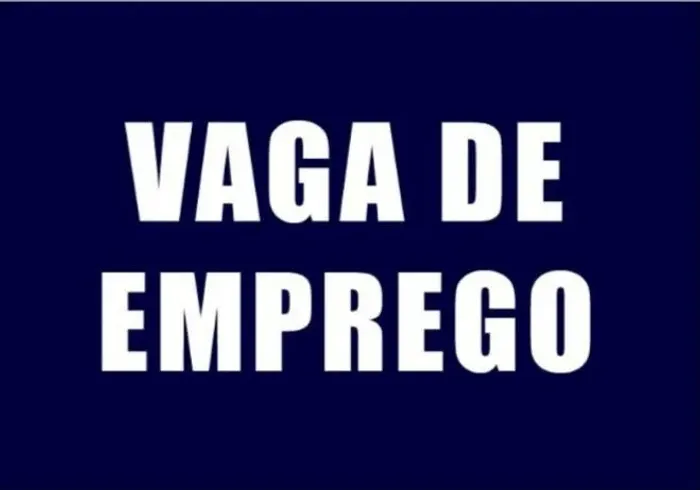 Vaga de emprego, início imediato 