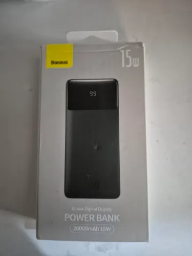 Power bank carregador portátil 20000mAh Baseus Bipow Digital Display