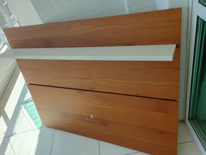 Painel MDF 145 x 110 amadeirado
