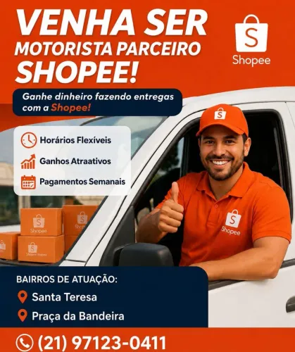 Entregador com carro próprio