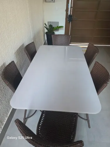 Vende-se mesa tampo vidro