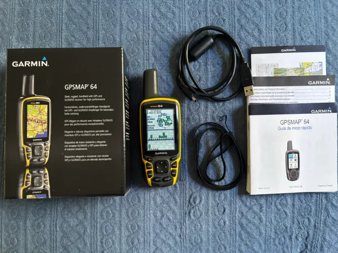 GPS Garmin GpsMap 64 com mapa TopoActive