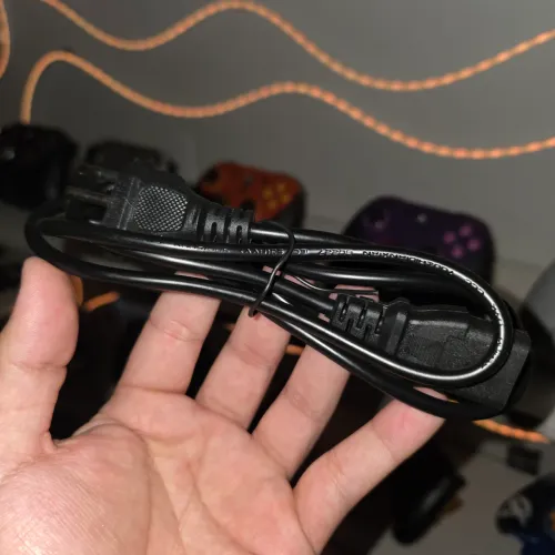 Cabo de Força ATX 1,2m Tripolar para PC Gamer, Fonte, Monitor, Desktop, Impressora