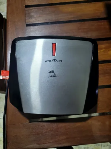 Britânia Grill Saúde Inox Antiaderente