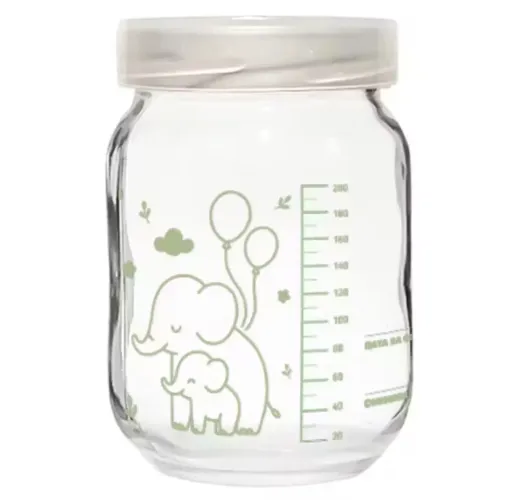 Kit 10 Potes de Armazenamento de Leite Materno 200 ml NOVO