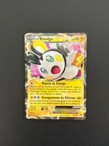 Carta Pokémon Emolga EX 46/146 (2014) | Ótimo estado