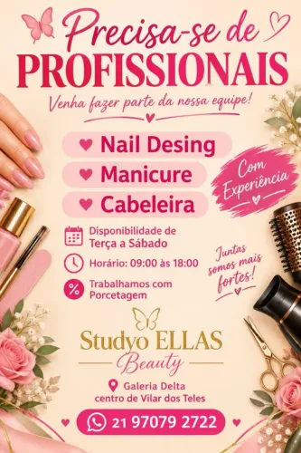 Vagas abertas manicure